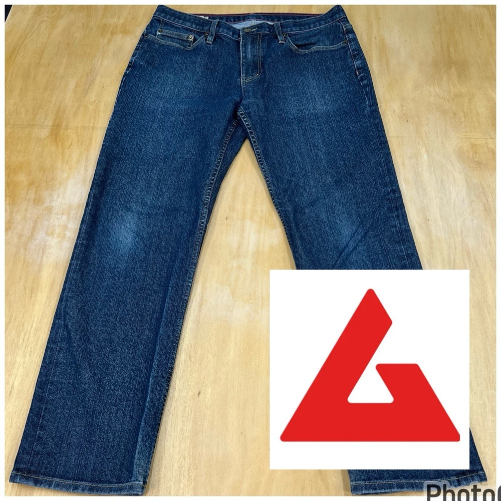American Giant Denim Jeans 218 Straight Maritime Mens 34x30 Classic Fit Stretch